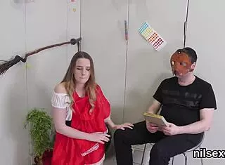 sexy teen dragged into anus asylum for rough ass licking bdsm therapy