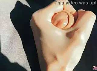 stepsis grabs my huge cock jerking it hard while i drive pov closeup