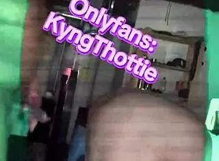 bust nut deep in granny's tight fat milf ass from behind