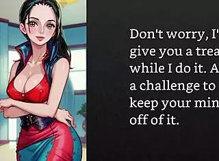 Faygrey Nico Robin's Sweetheart Endures JOI Sounding Humiliation Tease