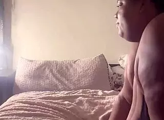 pregnant bbw babe rides that throbbing bbc cowgirl style to chase her massive orgasm