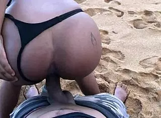 met curvy beach brunette fucked huge tits ass flashing brazilian