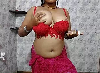 Intense Hardcore Pounding for Hot Indian Bhabhi in Bathroom