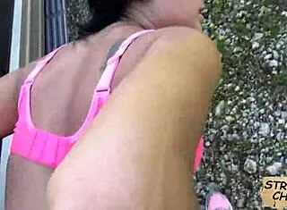 spying teen nadia capri hitchhiker pov public cock ride...