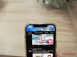 blindfold prank turns into milf audrey madison pov pounding