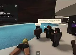 latina tanning poolside deepthroats three monster cocks