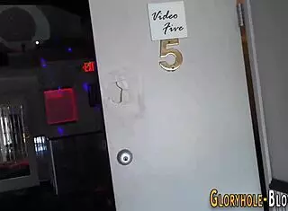 Busty Skank Sucks Massive Black Cock Gloryhole Facial