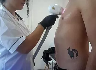 Colombian Latina Babyluna939's Fat Shaved Pussy Gets Handjob Cum on Huge Tits