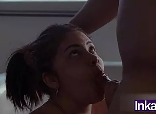 innocent latina tricked into public cowgirl ride for cash in lima