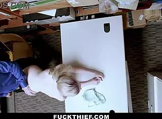 Hey Teen Burglar, Suck This Cop Cock Deep Or No Leaving The Store!