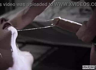 rough cops destroy 18yo petite pussy office strapon threesome?