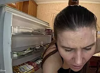 hubby pranked me filmn homemade n i got fucked insted