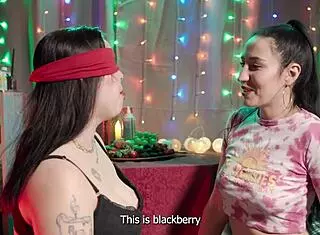 she tricked me into that taste game then made me deepthroat her man's huge cock and swallow