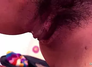 oh man, i caught my petite japanese stepsis masturbating in her miniskirt so she gave her first uncensored blowjob and facial