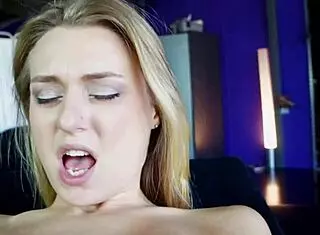 a mature pornstar ms nina invited sexy blonde not-sisters to bdsm studio test sybian toys together...