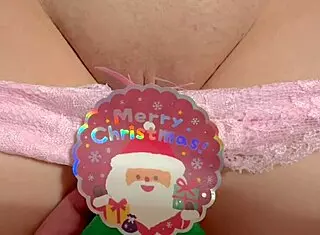 i unwrap this christmas virgin pussy showin it off first time ever