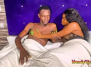 Young 18+ amateur slut's big natural tits bounce as huge cock creampies her shaking ass!