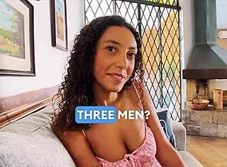 gringo's balls drained then fucked me deep on the couch