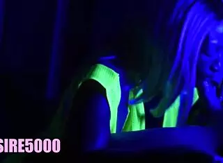 blonde milf spits on bbc during public yacht blowjob