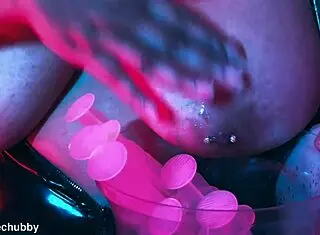 morrigan stuffs latex pantyhose for wild foot fetish fun