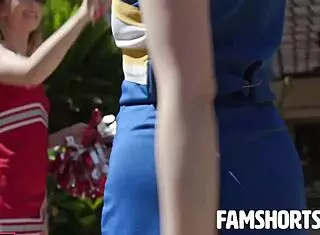 whoa maria kazi, melody marks' cheerleader lips taste so sweet in this petite lesbian pov kiss fest 😘👅