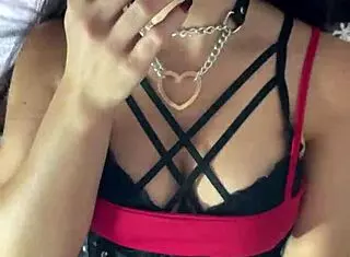 my submissive devil debora prado smokes then gulps my thick cock deep