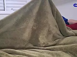 Married Housewife Moans From Secret Tongue While Hubby Watches