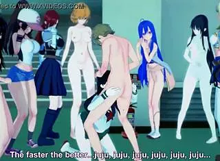 Kagome gags deep on monster cocks!! Koikatsu throat bulge frenzy 😵🍆💦