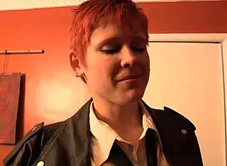 wanna see hairy shorthaired redhead lesbian lick wet pussy rough?