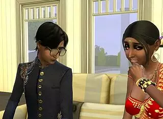 indian stepmom massages virgin stepson after work 😘 feels so good turns into creampie sex 💦