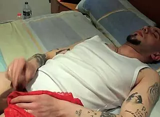 Wife Sucks Me Off While I Jerk With Her Panties