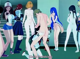 Kagome gags deep on monster cocks!! Koikatsu throat bulge frenzy 😵🍆💦