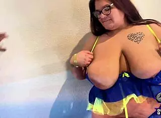 Stacxxxs Unleashes Raven Belle's Massive Latina Bbw Tits