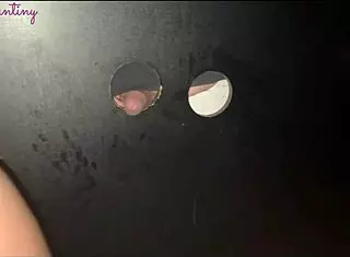 Gloryhole Cuckold Wife: I Suck Monster Black Cocks And Cum While Hubby Films!