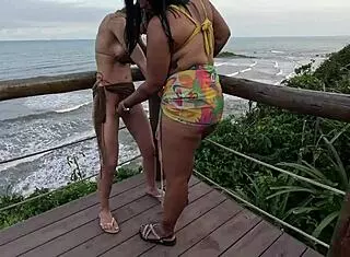 priscila nicoly brazilian teens fuck orgy on public beach doggystyle