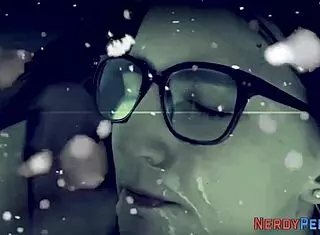 i tricked this british nerd fuck doll into first time facial titty fuck