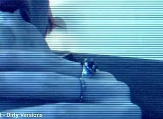 bound foot slave gags on toes while vibed in femdom dirt