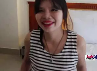 Adorable Petite Brunette Asian Teen Demands Hairy Creampie in POV