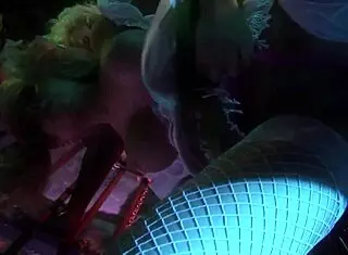 niki blond anal rides cop steliana's strap-on and partner's huge cock