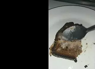 cum soaked cake bukkake blowbang food play explosion