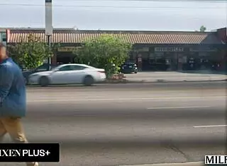 Thirsty redhead milf zoe grey titty fucks licks and spoons stud cum on tits