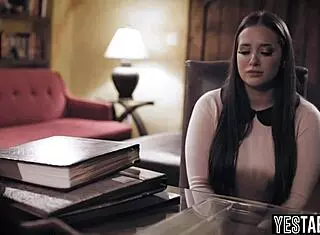 Cheating busty MILF seduces priest for big cock forgiveness