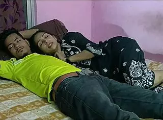 hot indian bhabhi enjoys passionate morning sex love