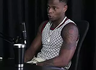 Will Mastro's hottest moments with submissive Vitoria Beatriz in sheer red lingerie