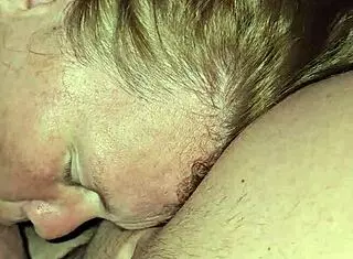 Milf dirty talks nasty while sucking huge cock