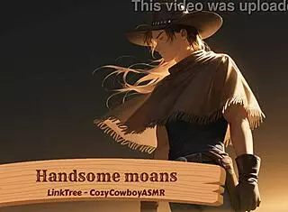 handsome solo guy moans sexy erotic orgasm with friend boyfriend intensity