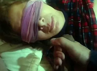 Stepbrother's Cumshots Fill Mouth Face Ass Tits Pussy