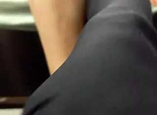 yuki's boots get licked in slave foot worship 😈👅