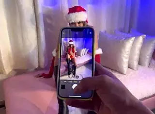 stepsis gifts deepthroat and rough creampie on christmas