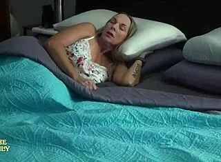 frustrated curvy blonde stepmom milf sucks big cock uses vibrator taboo roleplay